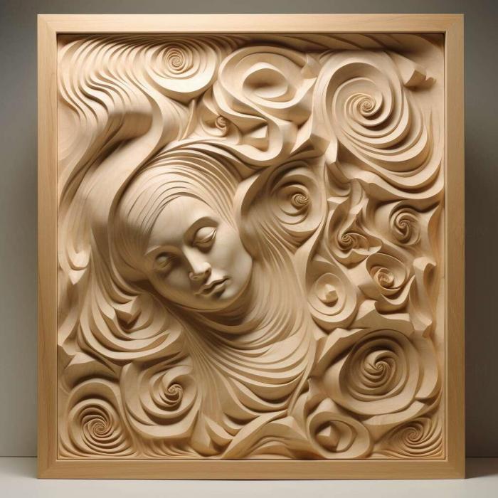 نموذج ثلاثي الأبعاد لآلة CNC 3D Art 